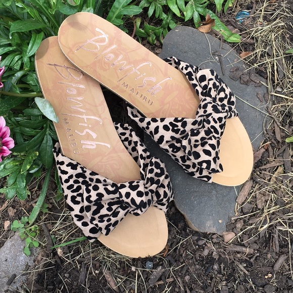 Blowfish Shoes - 🤎🖤Leopard sandals for women🖤🤎